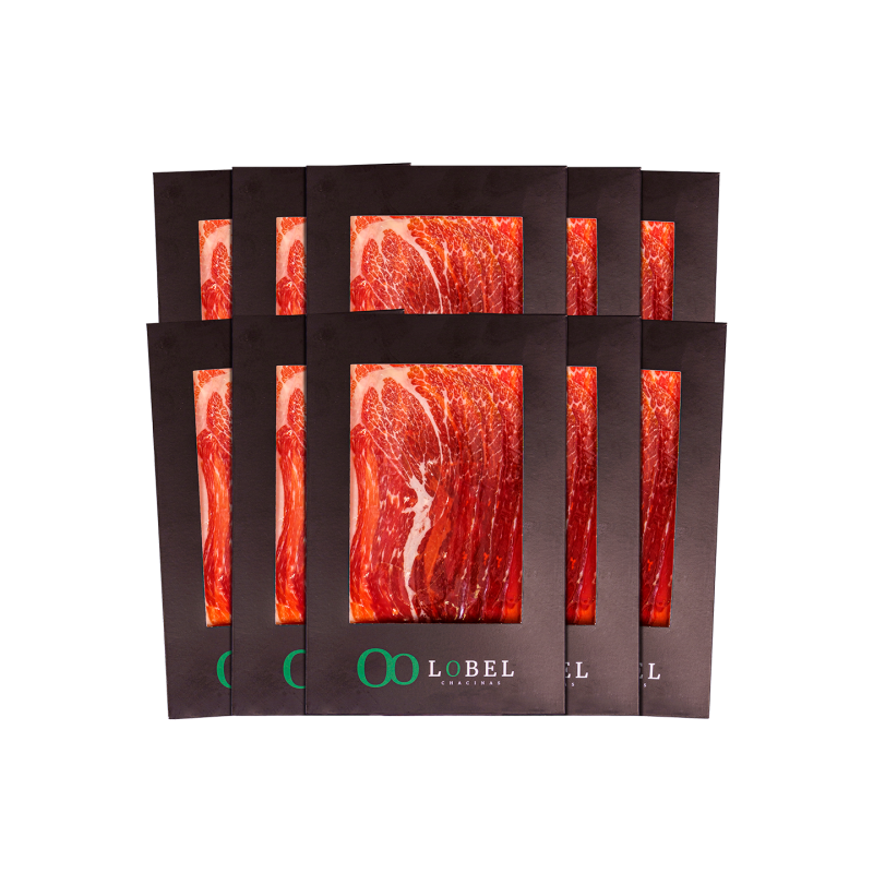 Pack 10 Paleta Cebo Campo 50% Raza Ibérica Loncheada