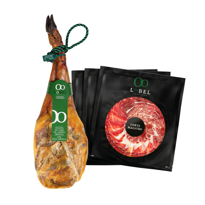 Paleta Cebo Campo 50% Ibérica Loncheada | Listo para Servir