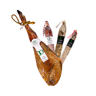 Pack Duo Iberico de la marca Lobel en Salamanca, una selección selecta ideal para maridar con vino de Toro.