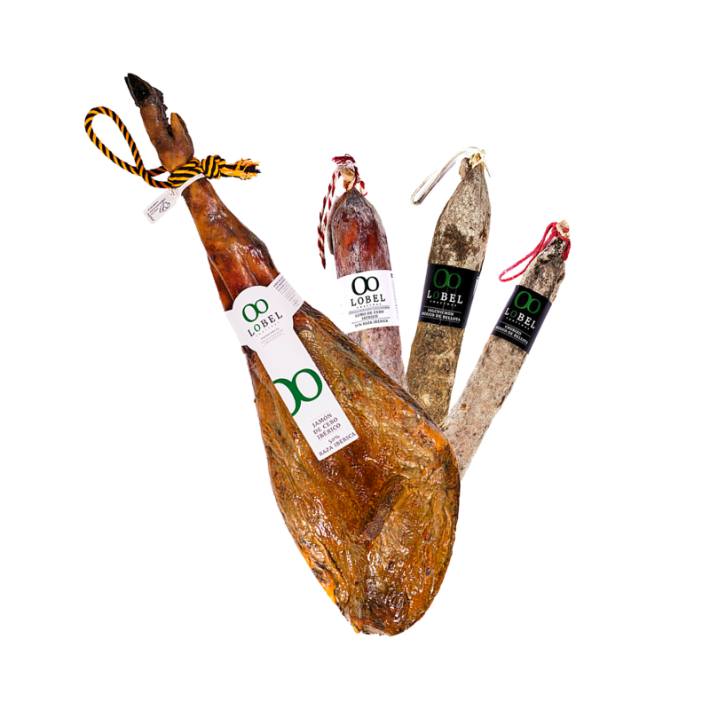 Pack Duo Iberico de la marca Lobel en Salamanca, una selección selecta ideal para maridar con vino de Toro.