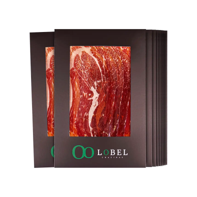 Pack 10 Paleta Cebo Campo 50% Raza Ibérica Loncheada, sabor tradicional de Salamanca con Ribera del Duero.